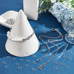 80 шт. соединительные кольца из нержавеющей стали 304&nbsp;STAS-BC0003-63