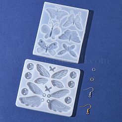 2 шт. 2 вида силиконовых форм для украшения в виде бабочек своими руками&nbsp;DIY-FS0010-05