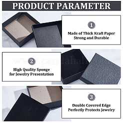 Подарочные коробки для украшений из текстурной бумаги&nbsp;OBOX-NB0001-10D-02