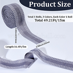 3шт. 3-х цветная полиэфирная лента&nbsp;OCOR-CN0001-04