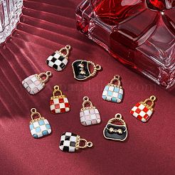 10шт 5 стиля подвески из сплава с эмалью&nbsp;ENAM-FP0002-38