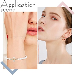 20 шт. позолоченные латунные подвески для стеклянного разъема&nbsp;KK-CJ0002-28