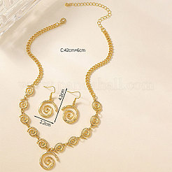 Комплект из ожерелья с подвеской и серег из сплава Vortex&nbsp;FS-WGE9BDE-01