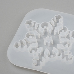 Рождественские поделки снежинки силиконовые кулон Молды&nbsp;LS-DIY-P006-31