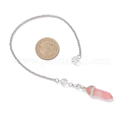 Пулевые маятники для биолокации из вишневого кварцевого стекла&nbsp;PALLOY-JF04560