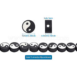 Бусины из полимерной глины ручной работы&nbsp;CLAY-CD0001-03A