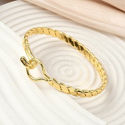 Латунные браслеты для женщин BJEW-F513-08G