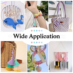 10 м хлопковый шнур градиентного цвета&nbsp;OCOR-YWC0001-02A