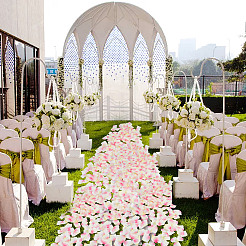 Искусственные лепестки роз из ткани&nbsp;LS-DIY-WH0399-60