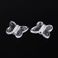 Прозрачные пластиковые бусины&nbsp;KY-N026-35