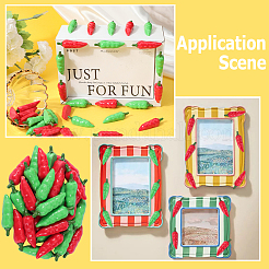 Кабошоны из смолы 40шт 2 цветов&nbsp;RESI-SC0006-02