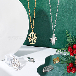 16 шт. 4 стиля ионного покрытия (IP) 201 подвески из нержавеющей стали&nbsp;STAS-DC0006-38