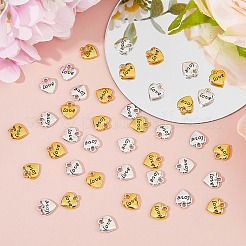 100 шт. 2 цвета подвески из цинкового сплава в тибетском стиле&nbsp;FIND-DC0007-81