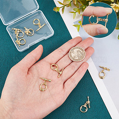 12 комплект латунных застежек-тоглов 4-х стилей&nbsp;KK-CN0001-97