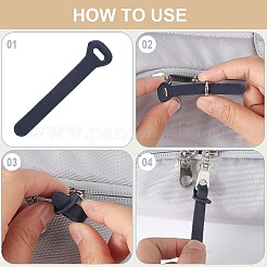 24 шт. 4 цвета искусственной кожи фиксатор молнии сменный для ремонта сумочки для багажа аксессуары&nbsp;DIY-GF0011-62A