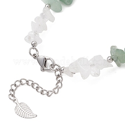 Браслет из натуральных смешанных драгоценных камней с бусинами&nbsp;BJEW-JB12976-04