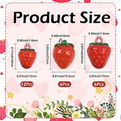 24 шт. подвески из смолы и акрила 4 стилей&nbsp;RESI-SC0036-56