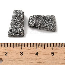 Текстурированные латунные бусы&nbsp;KK-H455-05B