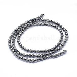 Терагерц каменные бусы пряди G-E411-15-4mm