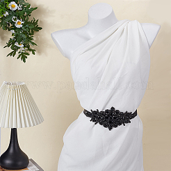 1 шт. аппликации из цветочного стекла и хрустальных страз&nbsp;DIY-FG0008-66