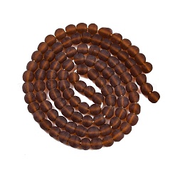 Матовое ручной работы Lampwork бисер&nbsp;LAMP-C022-01B