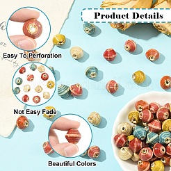 20шт фарфоровые бусины ручной работы&nbsp;PORC-YW0001-43A