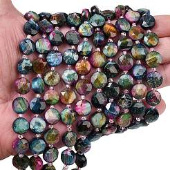 Природных тигровый глаз бисер нитей&nbsp;G-F812-C09-01C