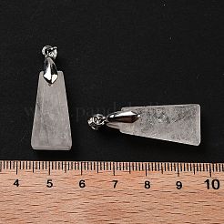 Ограненные подвески из натуральных кристаллов кварца&nbsp;G-F774-02A