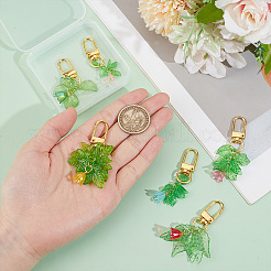 6шт. подвеска из акрила в виде ландыша&nbsp;HJEW-DR00144