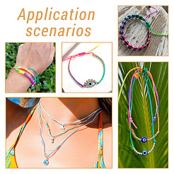 6 рулон 6-х цветной сегментно окрашенной полиэфирной нити&nbsp;OCOR-EL0001-01A