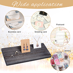 Деревянные выставочные витрины серьги&nbsp;EDIS-WH0021-36A