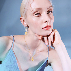 16 шт. подвески из нержавеющей стали 201 двух цветов&nbsp;STAS-UN0051-56