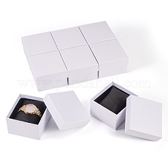 Прямоугольные бумажные подарочные коробки для ювелирных изделий&nbsp;CON-TAC0010-91B