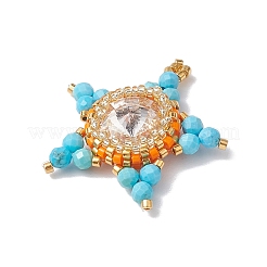 Подвески из стекла и бисера&nbsp;PALLOY-MZ00259