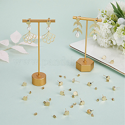 20 шт. латунные серьги-гвоздики&nbsp;KK-BBC0011-30