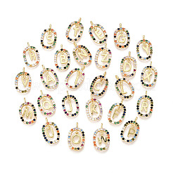 26шт латунные подвески с микропаве и кубическим цирконием&nbsp;KK-R218-02G-02