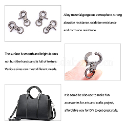 Сплав цинка шарнирных омаров коготь застежки&nbsp;PALLOY-PH0001-01B