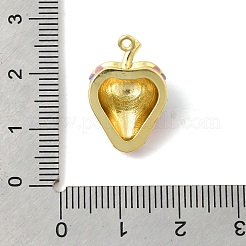 Латунь эмаль подвески&nbsp;KK-F929-07B-G