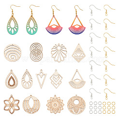 Набор для изготовления полых сережек своими руками&nbsp;DIY-TA0005-55