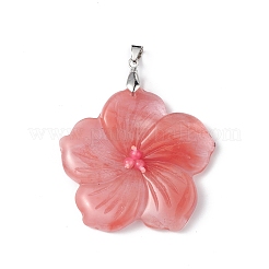 Арбуз камень стекло большие кулоны&nbsp;G-B040-01P-14