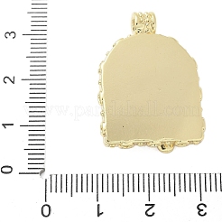 Латунь эмаль подвески&nbsp;KK-F886-01G-07