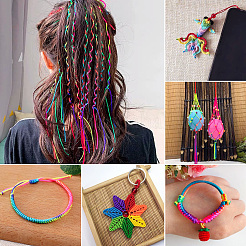 4 рулон двухцветного сегментного окрашенного нейлонового шнура&nbsp;NWIR-TA0001-07