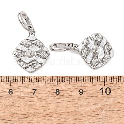 Латунный микро-паве кубический цирконий&nbsp;KK-A279-06P