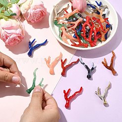 32шт 8 стиля непрозрачные акриловые подвески&nbsp;OACR-CJ0002-51