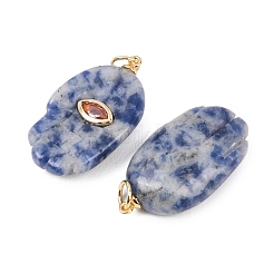 Натуральные синие пятна яшмы подвески&nbsp;G-Z134-05D