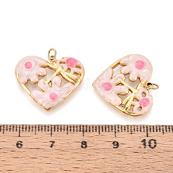 Подвески из нержавеющей стали 304 с эмалью&nbsp;STAS-T069-55C