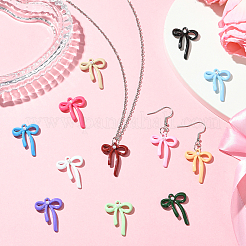 30 шт. подвески из сплава с покрытием из распылительной краски и искусственного жемчуга ABS&nbsp;FIND-SC0019-57