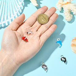 5шт 5 цвета подвески ручной работы лэмпворк&nbsp;LAMP-CJ0002-65