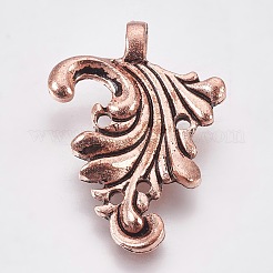 Экологичные застежки-крючки из цинкового сплава&nbsp;LS-PALLOY-WH0031-03R