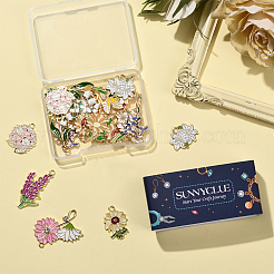 20шт 10 стиля подвески из сплава с эмалью&nbsp;ENAM-SC0006-74